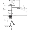 Фото смеситель для биде hansgrohe tecturis s 73201140