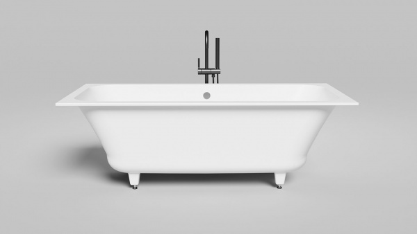 Фото ванна из искусственного камня salini orlanda axis 170x75 см 103213g глянцевая