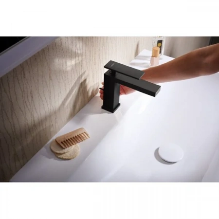 Фото смеситель для раковины hansgrohe tecturis e 73010670