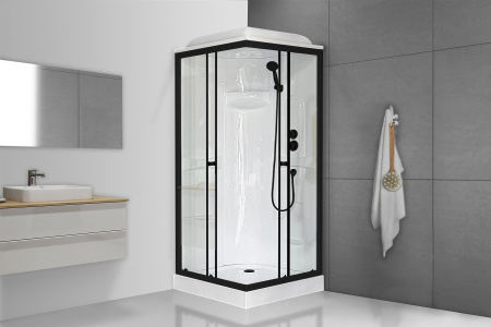 Фото душевая кабина royal bath hp rb80hp1-t-bl 80x80 см