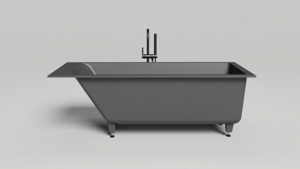Фото ванна из искусственного камня salini cascata kit 170x75 см 104313g глянцевая