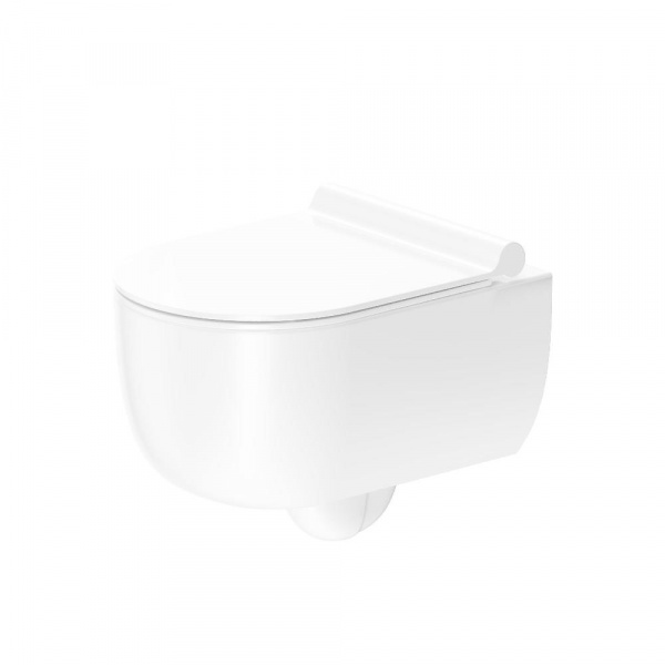 Фото унитаз подвесной безободковый с сиденьем am.pm scandinavian pure dx36c1701sc