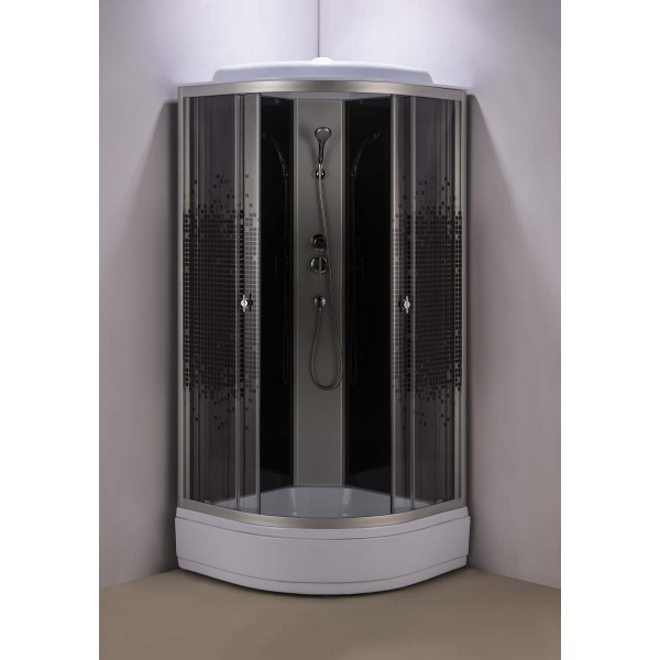 Фото душевая кабина loranto 100x100 см cs-1000-25тм/м