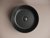 Фото раковина накладная ceramicanova element 39 см, цвет: черный cn6022mb