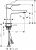 Фото смеситель для раковины hansgrohe metropol 32500700