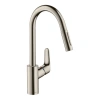 Фото смеситель для кухонной мойки hansgrohe focus 73880800