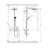 Фото душевая стойка hansgrohe pulsify 24220700