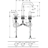 Фото смеситель для раковины hansgrohe tecturis s 73330140