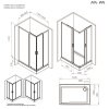 Фото душевое ограждение am.pm gem 120x90 см w90g-403-120290-bt