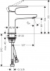 Фото смеситель для раковины hansgrohe metropol 74500000