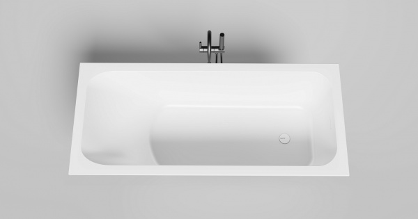 Фото ванна из искусственного камня salini orlanda kit 170x75 см 102117g глянцевая