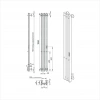 Фото электрический полотенцесушитель indigo style 4 pro 120/18 lspre120-18gfmrt