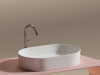 Фото раковина накладная ceramicanova element 60.8 см, цвет: белый cn6048