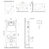 Фото унитаз с инсталляцией am.pm like is90101.801900