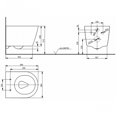 Фото унитаз подвесной безободковый укороченный toto rp tornado cw554y