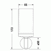 Фото стакан подвесной duravit starck t 99314600 цвет: черный