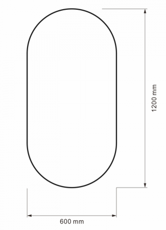 Фото зеркало abber immer offen 60 см ag6401b