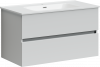 Фото тумба под раковину sancos urban 90 см, цвет: белый ur90w