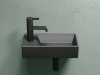 Фото раковина подвесная ceramicanova element 41.7 см, цвет: антрацит cn6051rmdh
