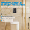 Фото клавиша смыва abber ac0124mb черная матовая