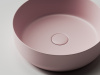 Фото раковина накладная ceramicanova element 39 см, цвет: розовый cn6022mp