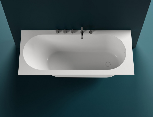 Фото ванна из искусственного камня salini ornella kit 102421m 170x75 см, матовая
