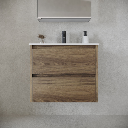 Фото тумба под раковину sancos libra 60 см, цвет: дуб чарльстон lb60ech
