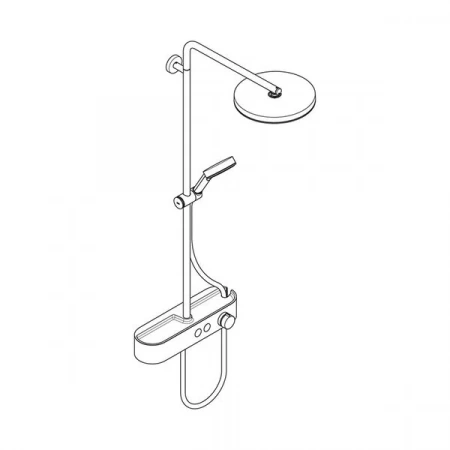 Фото душевая стойка hansgrohe pulsify 24220700
