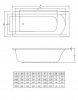 Фото акриловая ванна c-bath selena 160x70 см cbq007002