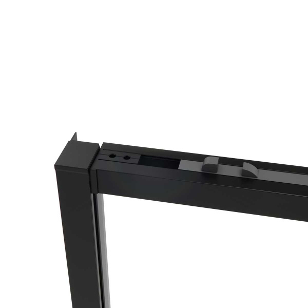 Фото душевое ограждение vincea slim soft 90x140 см  vsr-1ss9014clb