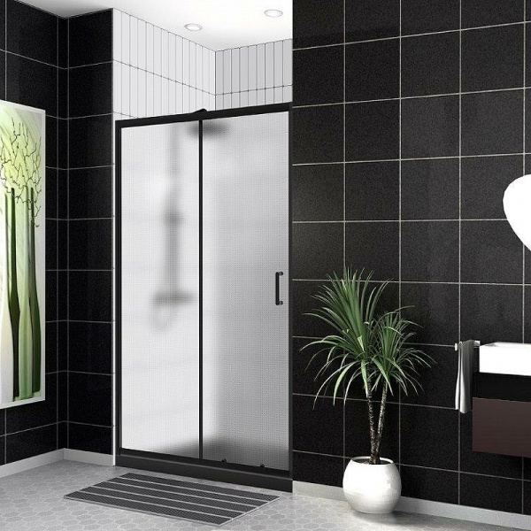 Фото душевая дверь belbagno uno uno-195-bf-1-120-p-nero 120 см