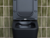 Фото унитаз подвесной, безободковый ceramicanova metric cn3007mb