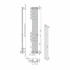 Фото электрический полотенцесушитель indigo style 4 pro 150/18 lspre150-18brrt