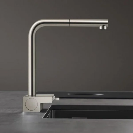 Фото смеситель для кухонной мойки hansgrohe aquno select 73836800