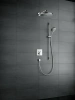 Фото термостатический смеситель для душа hansgrohe shower select 15763140