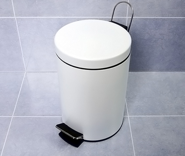Фото ведро мусорное 5l wasserkraft k-635 white