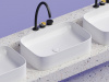 Фото раковина накладная ceramicanova element 60.5 см, цвет: белый cn6053