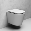 Фото унитаз подвесной безободковый abelsberg element ceramic tornadoflush 49 см elc70701wh