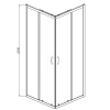 Фото душевое ограждение  azario milton  100x200 см az-nd1142 1000 black