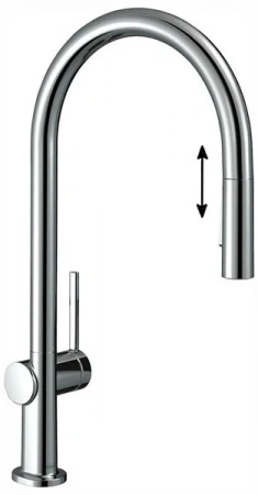 Фото смеситель для кухонной мойки hansgrohe talis 72842000