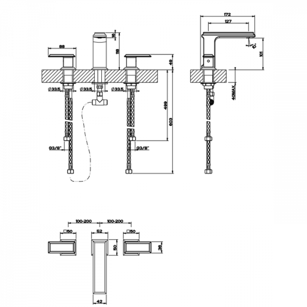 Фото смеситель для раковины gessi  eleganza 46011#031