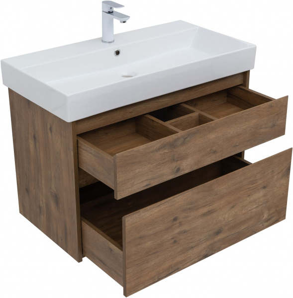 Фото тумба под раковину aquanet nova lite 80 см 249954