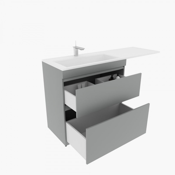 Фото тумба под стиральную машину style line даллас 85 см сс-00002616