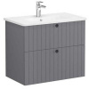 Тумба с раковиной Vitra Root Groove 80 см 69438