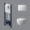 Фото унитаз с инсталляцией am.pm awe is47001.111700