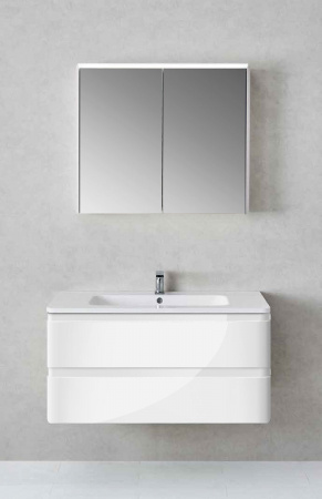 Фото тумба под раковину vincea alba 100 см vmc-1a100lw