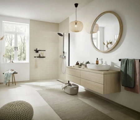 Фото душевая стойка hansgrohe pulsify 24240000