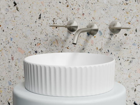 Фото раковина накладная ceramicanova element 36 см, цвет: белый cn6057mw