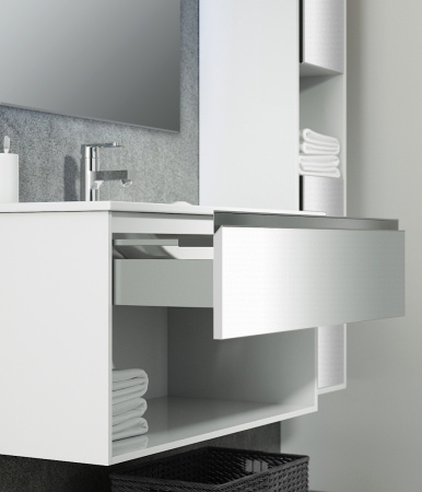 Фото тумба с раковиной sanvit  контур 80 см kkont080w
