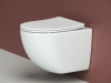 Фото унитаз подвесной, безободковый ceramicanova forma cn3009